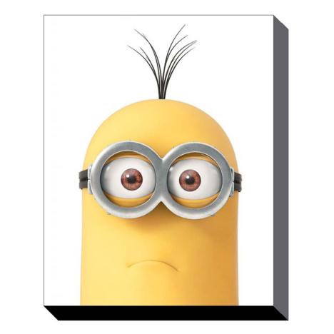 Minion Kevin Close Up Canvas Print (85cm x 120cm) 